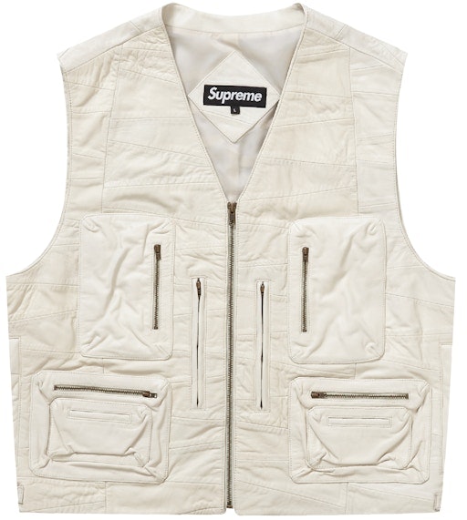 supreme-patchwork-leather-cargo-vest-white