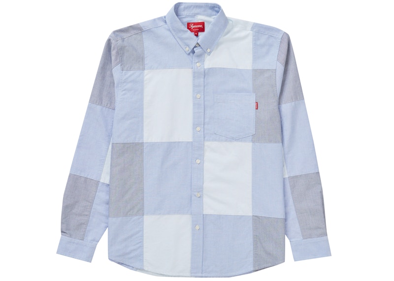 Buy Supreme Woven Plaid Shirt Washed Navy - Novelship