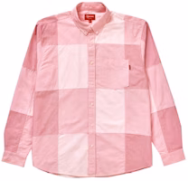Supreme Patchwork Oxford Shirt Red Supreme Patchwork Oxford Shirt Red