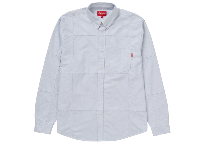 Supreme Patchwork Oxford Shirt Stripe