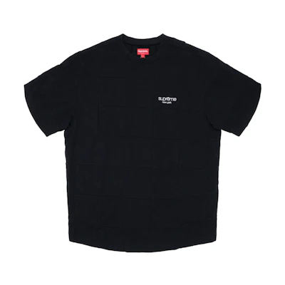 Supreme Patchwork Pique Tee Black