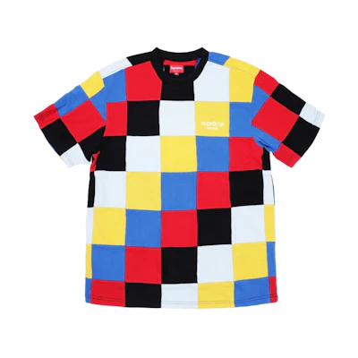 Supreme Patchwork Pique Tee Red