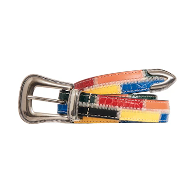Supreme Patchwork Ranger Belt Multicolor