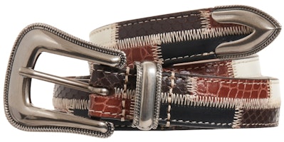 Supreme Patchwork Ranger Belt Natural Supreme Patchwork Ranger Belt Natural
