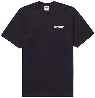 Supreme 拼接設計黑色T恤 Buy Supreme 拼接設計黑色T恤