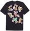 Order Supreme 拼接設計黑色T恤