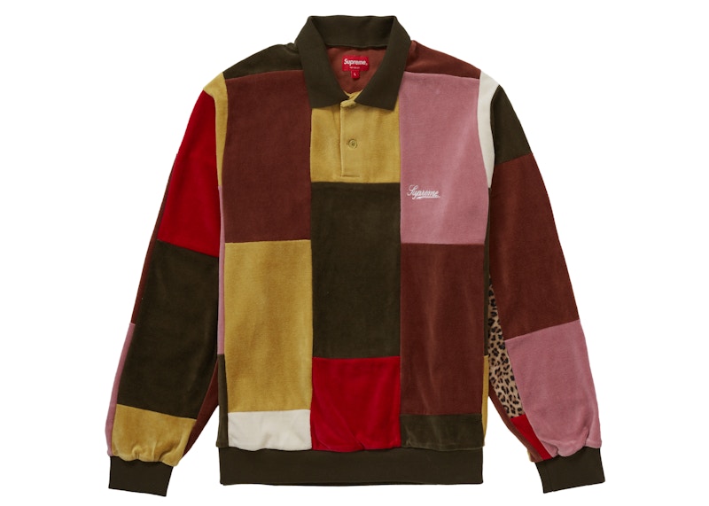 Buy Supreme Stars Zip Up Sweater Polo Gold - Novelship