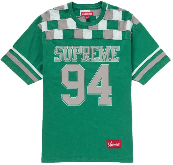 supreme-patchwork-yoke-football-top-green