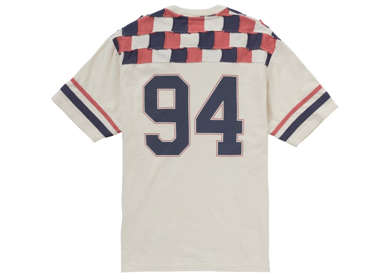 Order Supreme Camiseta Fútbol Patchwork Yoke Piedra.