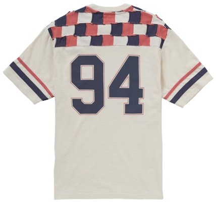 Supreme Camiseta Fútbol Patchwork Yoke Piedra. Order Supreme Camiseta Fútbol Patchwork Yoke Piedra.