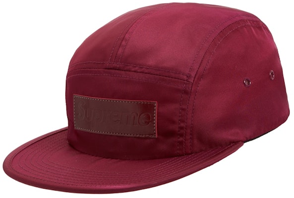 Supreme Patent Leather Patch Camp Cap Plum Buy Supreme Patent Leather Patch Camp Cap Plum