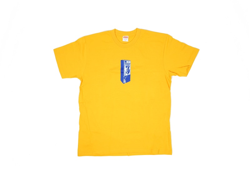 Buy Supreme Camiseta Teléfono Público Naranja Brillante