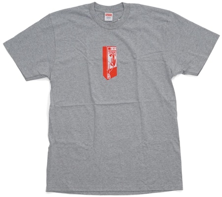 Supreme Payphone Tee Heather Grey Buy Supreme Payphone Tee Heather Grey