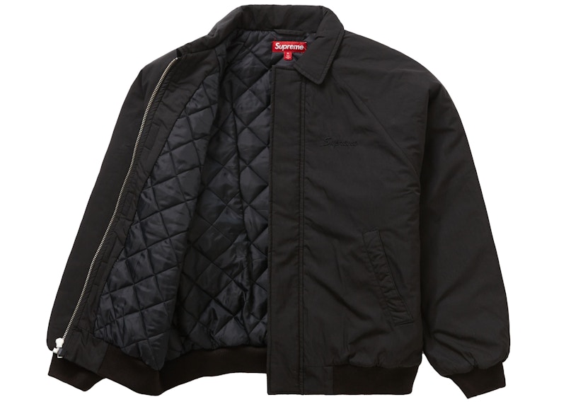 Supreme Peace Embroidered Work Jacket Black 圖 2