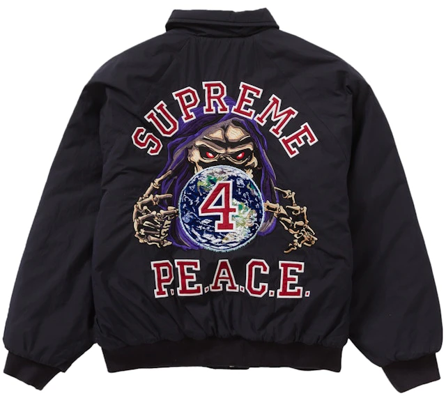 supreme-peace-embroidered-work-jacket-navy
