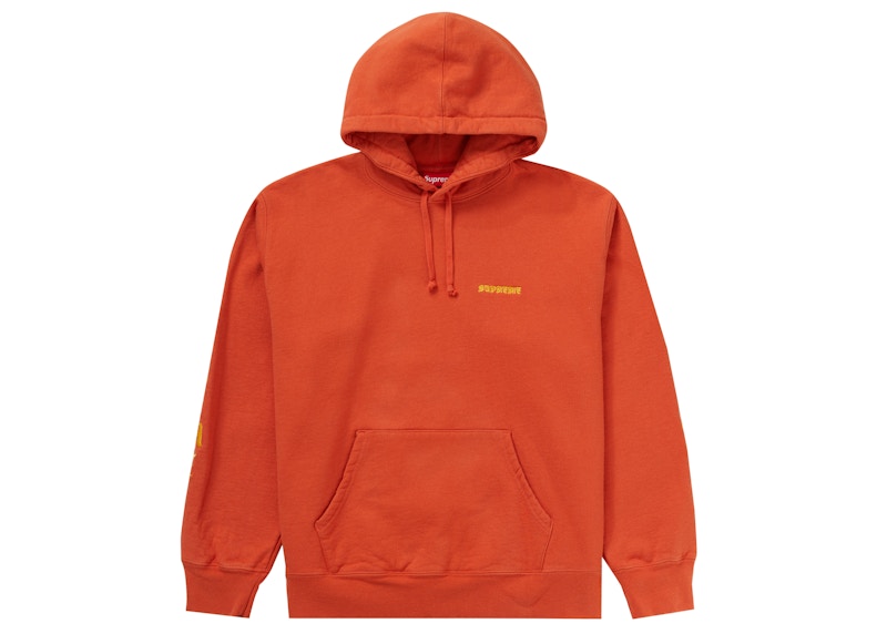 Supreme Peace Hooded Sweatshirt Burnt Orange 圖 2