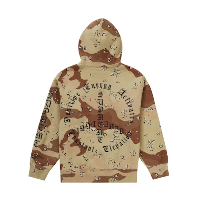 Supreme Peace Hooded Sweatshirt Chocolate Chip Camo