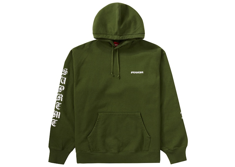 Supreme Peace Hooded Sweatshirt Green 圖 2