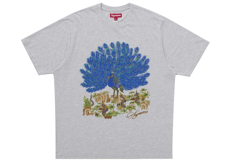 Supreme Peacock S/S Top Ash Grey