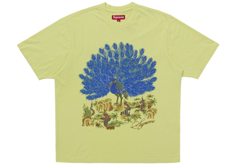Supreme Peacock S/S Top Fluorescent Yellow