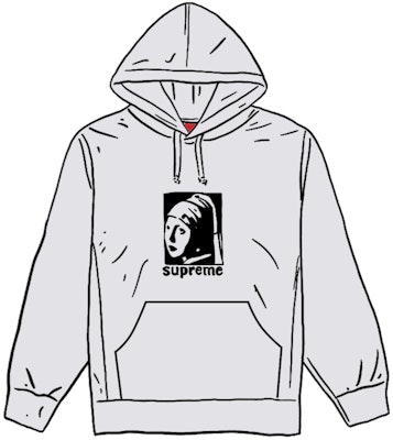 Supreme Pearl Hooded Sweatshirt Ash Grey Buy Supreme Pearl Hooded Sweatshirt Ash Grey
