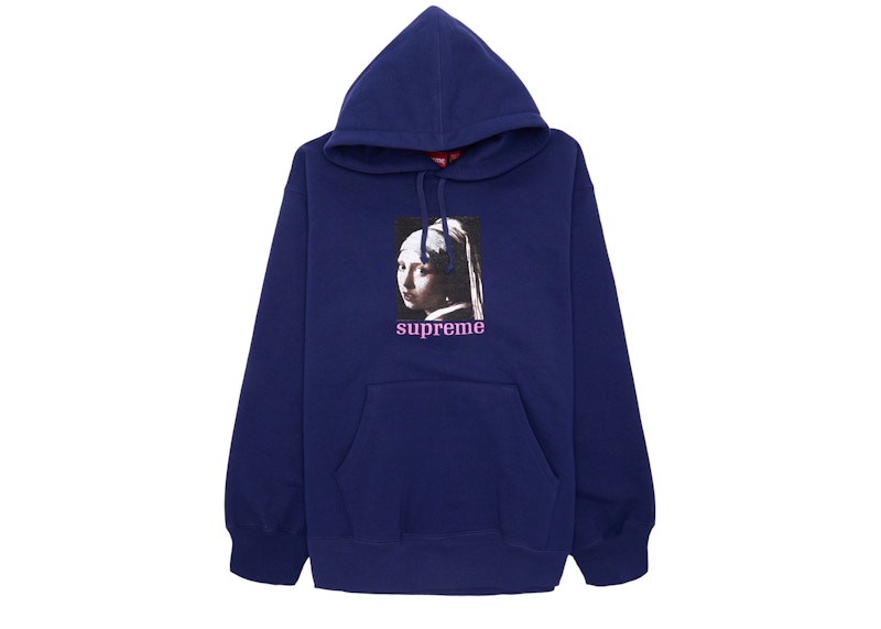 Buy Sudadera con Capucha Supreme Pearl Azul Lavado Navy