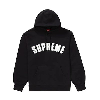 Supreme Pearl Logo Hooded Sweatshirt Black