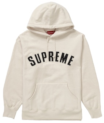 Supreme Pearl Logo Hooded Sweatshirt Natural Buy Supreme Pearl Logo Hooded Sweatshirt Natural