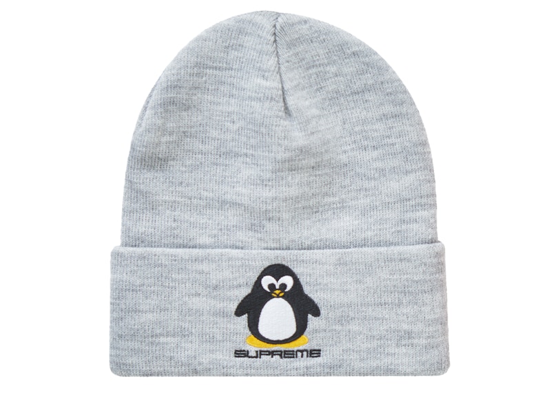 Buy Supreme Penguin Beanie Abu-Abu Heather