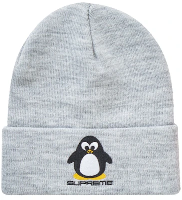 Supreme Penguin Beanie Abu-Abu Heather Buy Supreme Penguin Beanie Abu-Abu Heather