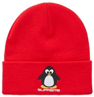 Supreme Penguin Beanie Red Supreme Penguin Beanie Red