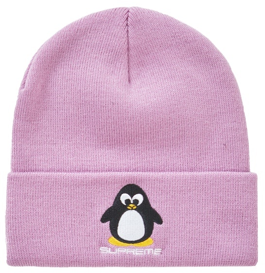 supreme-penguin-beanie-violet