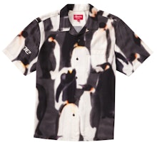 Supreme Penguins Rayon S/S Shirt Black Supreme Penguins Rayon S/S Shirt Black