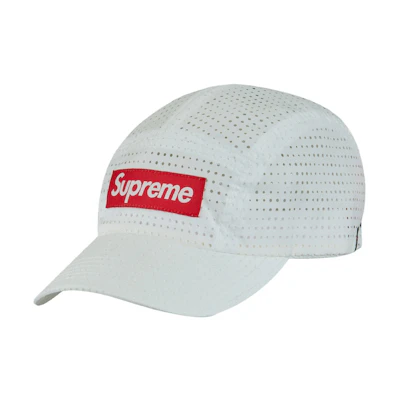 Supreme Perforated Camp Cap (SS22) 'White'