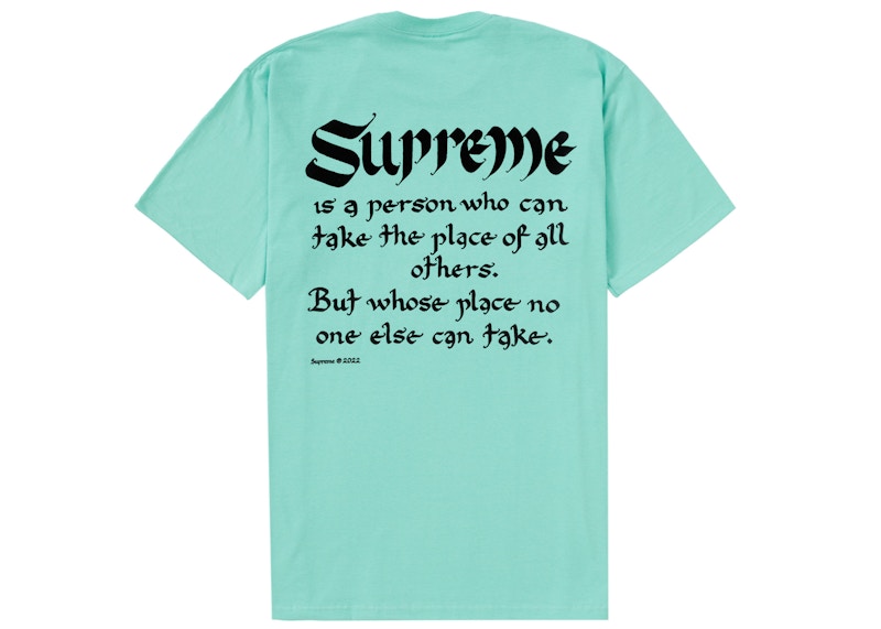 Order Supreme Person Baju-T 'Teal'