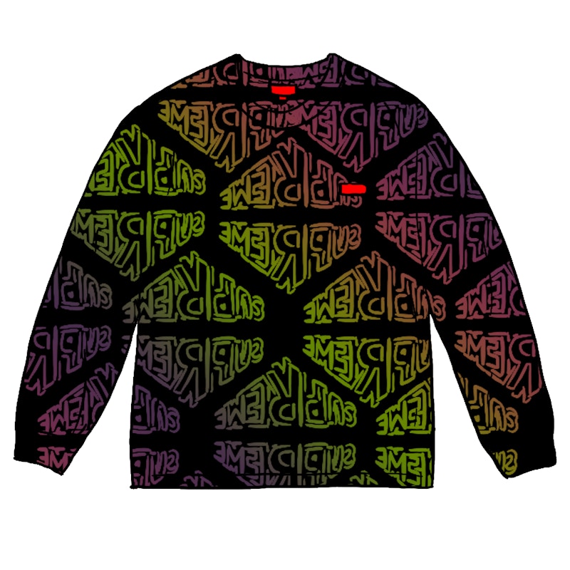 Buy 至尊视角长袖上衣黑色