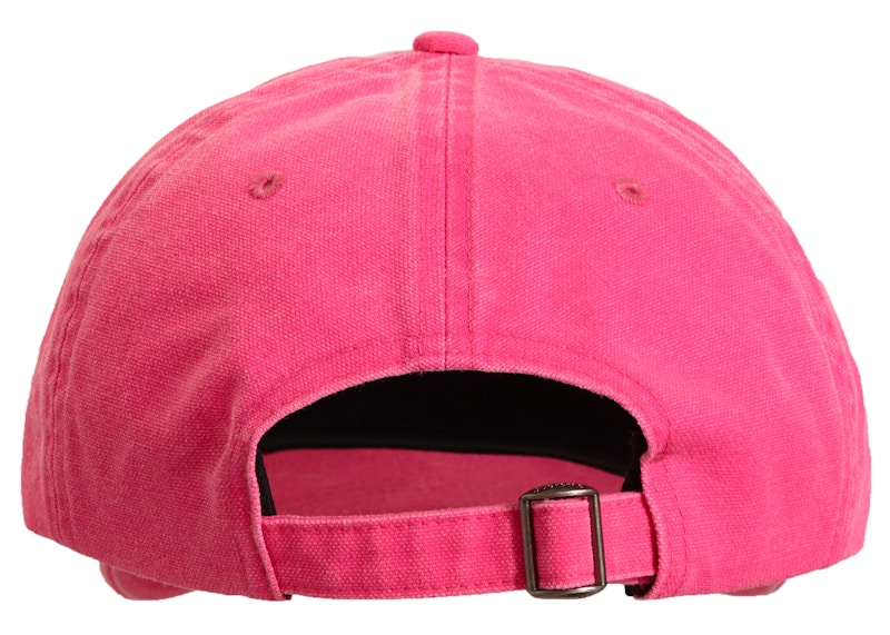 Order Supreme Pigment Cetakan Skrip Logo 6-Panel Merah Jambu