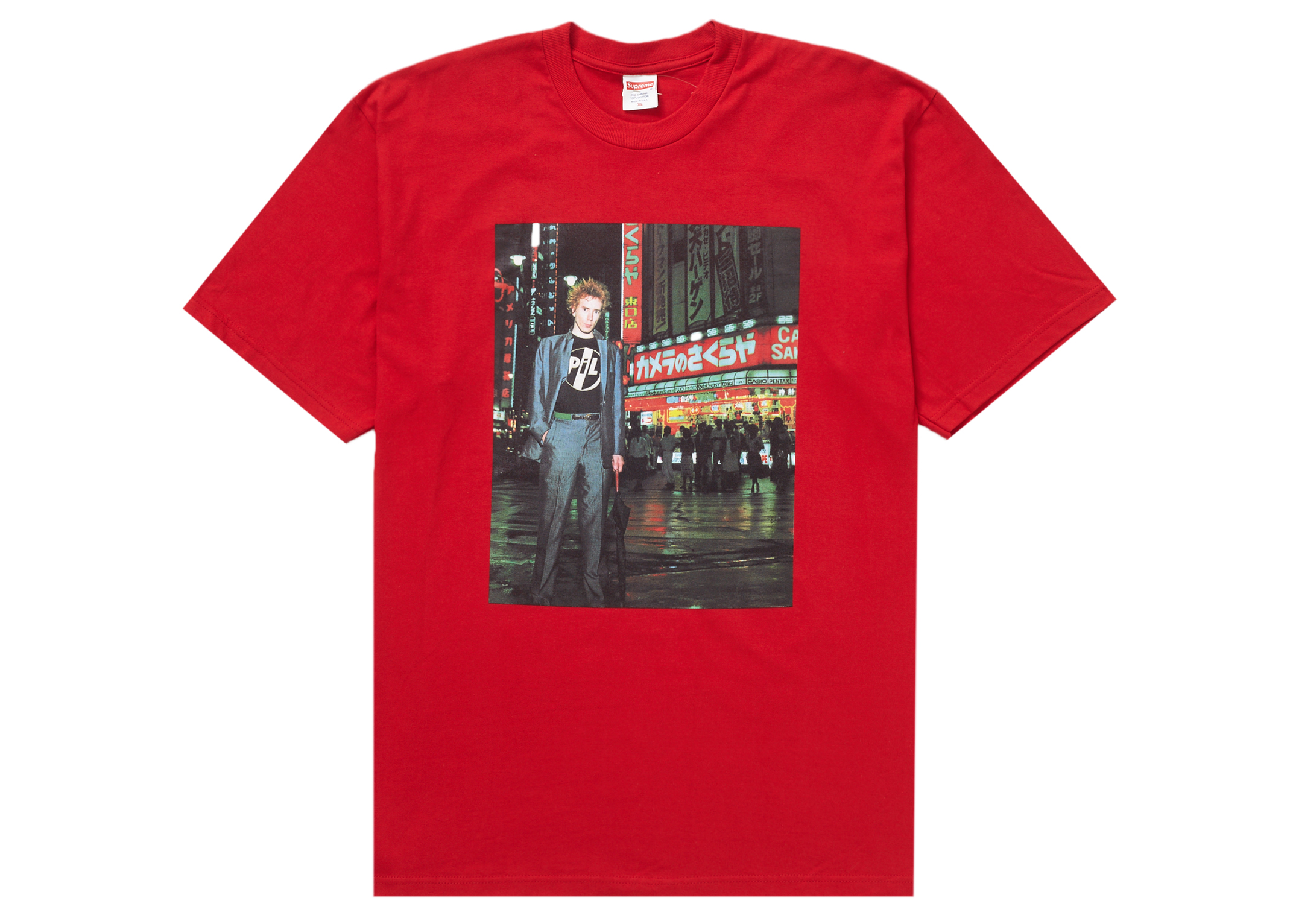 Supreme PiL Live In Tokyo Tee Red - Novelship