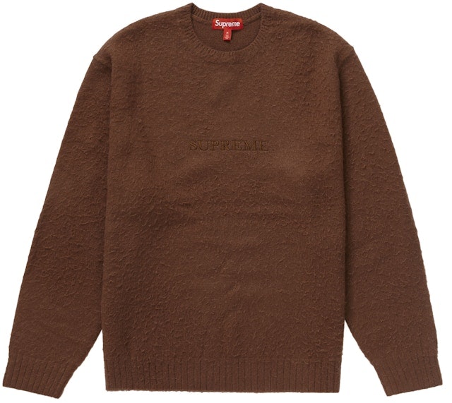 supreme-pilled-sweater-fw-23-brown