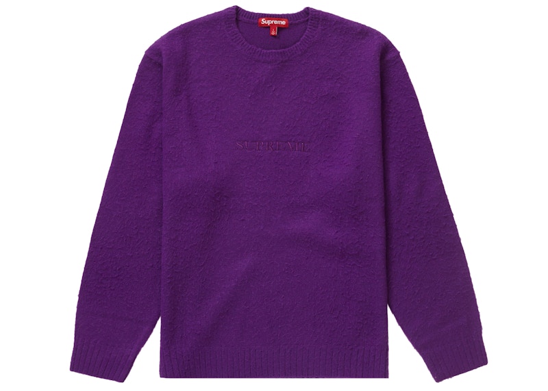 トップス 2023FW Supreme pilled Sweater purple M Buy Supreme Pilled Sweater (FW23) Purple - Novelship