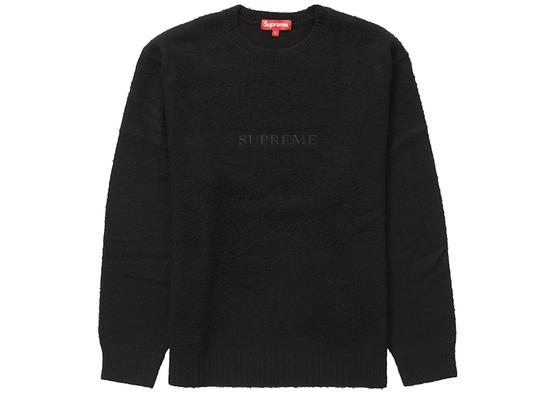Supreme Pilled Sweater Black
