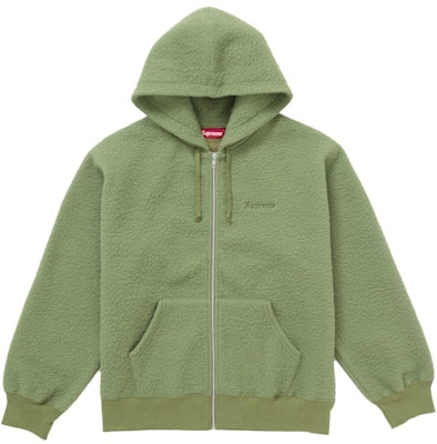 Supreme Pilled Zip Up Hooded Sweatshirt Olive Buy Supreme Pilled Zip Up Hooded Sweatshirt Olive