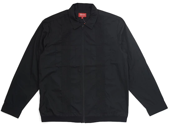 Supreme黑色褶皱拉链衬衫 Buy Supreme黑色褶皱拉链衬衫