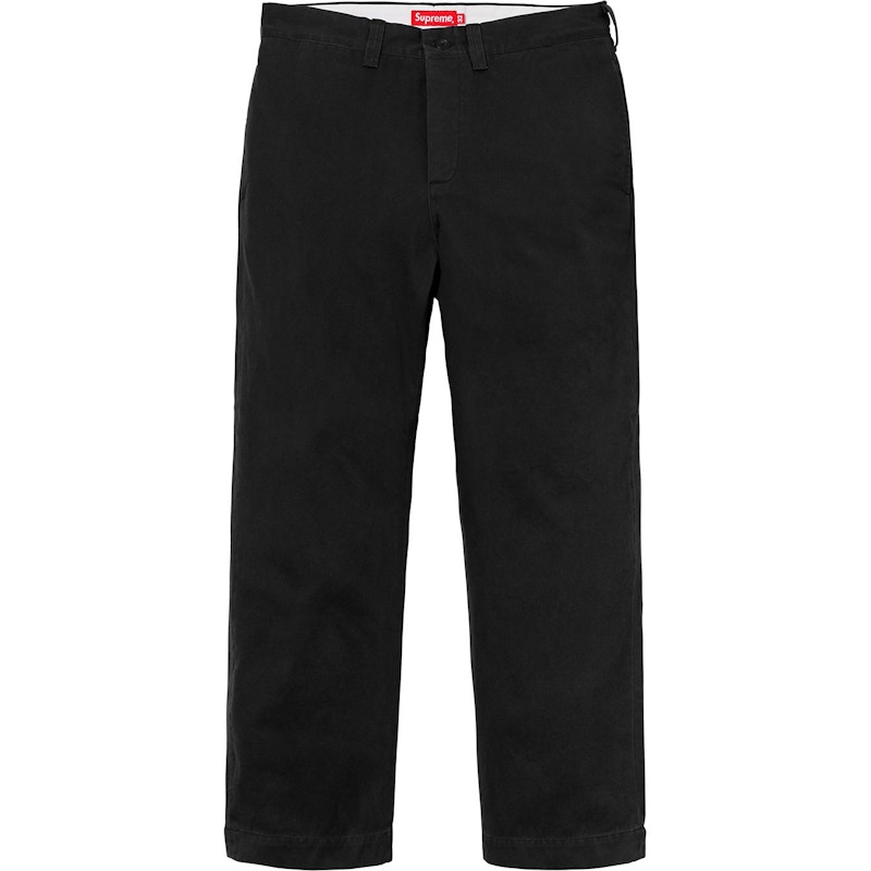 Supreme Pin Up Chino Pant Black