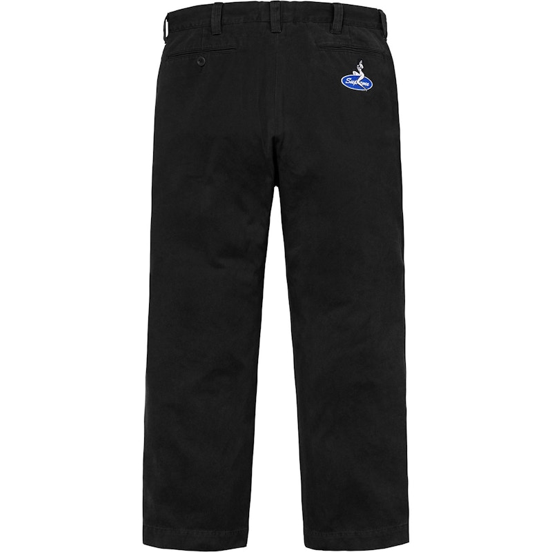 Order Supreme Pin Up 黑色卡其裤