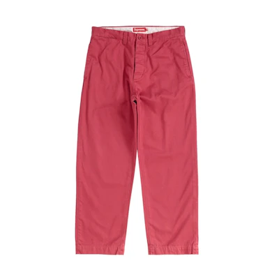 Supreme Pin Up Chino Pant Cardinal