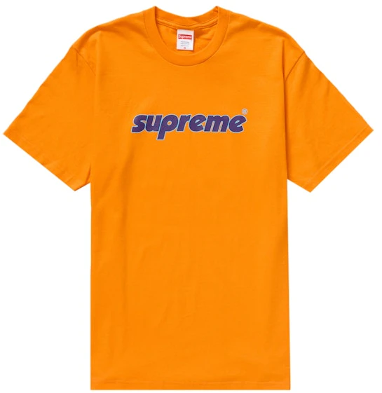 supreme-pinline-tee-orange
