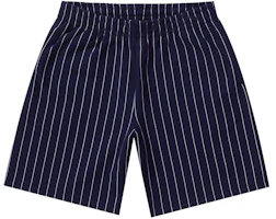 Supreme Pinstripe Sweatshort Navy Supreme Pinstripe Sweatshort Navy