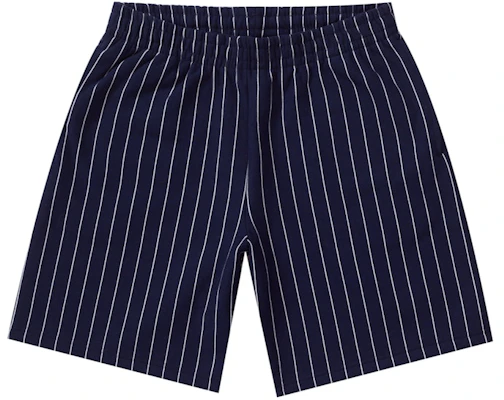 Supreme Pinstripe Sweatshort Navy Lelaki. Buy Supreme Pinstripe Sweatshort Navy Lelaki.