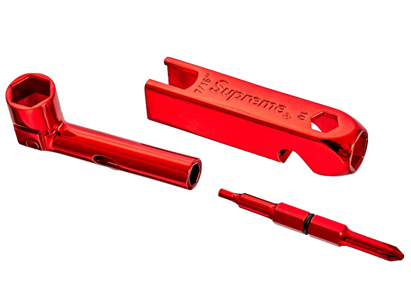 Order Kunci Skate Pipa Merah Supreme